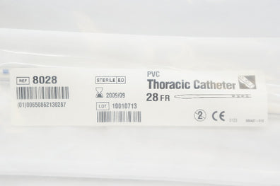 Atrium 8028 PVC Thoracic Cath. Sterile, 28 Fr. (x)